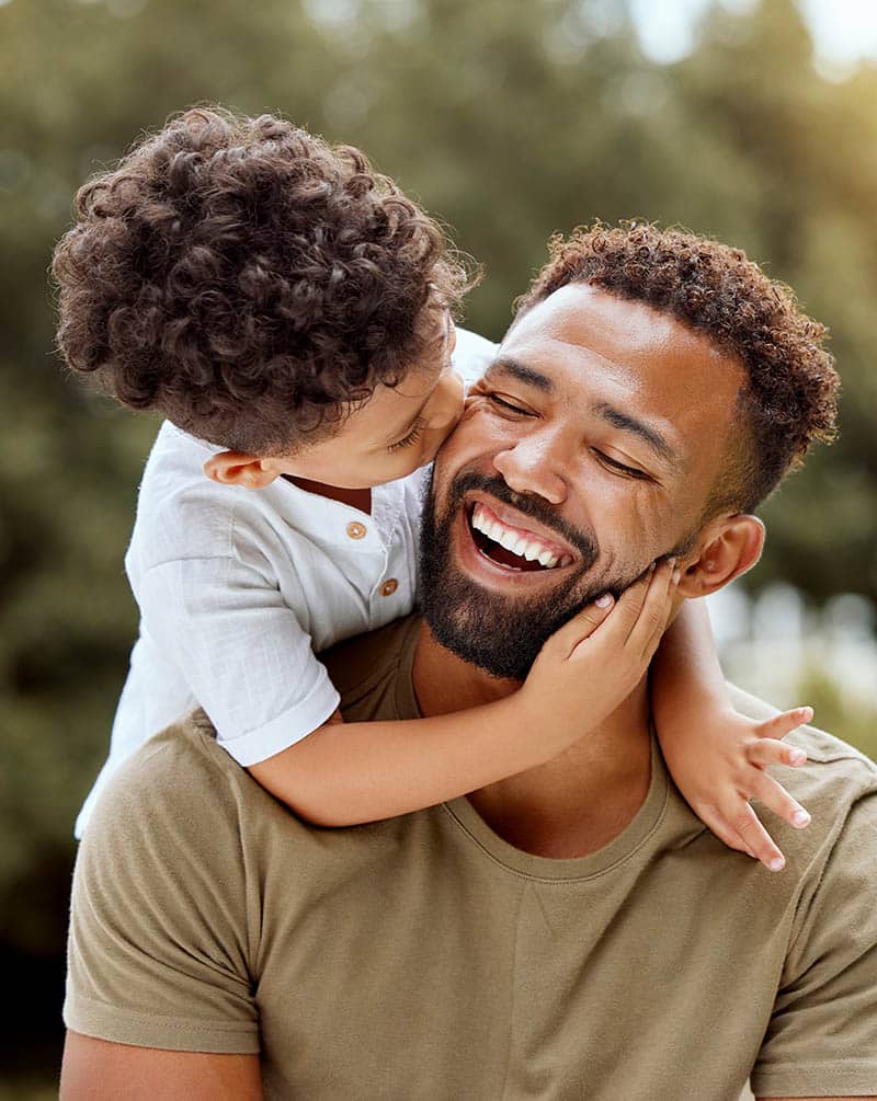 Father and Son at the Park